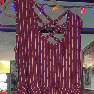 Effie's Hearth Match Print Dress NWOT